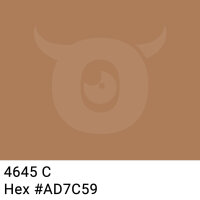 PP-adhesive tape with logo print - 1-color - 66 m medium brown #AD7C59 - best value