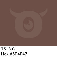 PP-adhesive tape with logo print - 1-color - 66 m dark gray brown #6D4F47 - best value