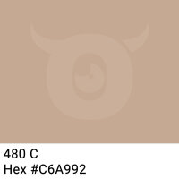 PP-adhesive tape with logo print - 1-color - 66 m beige #C6A992 - best value