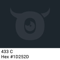 PP-adhesive tape with logo print - 1-color - 66 m dark anthracite #1D252D - best value