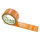 PVC-Klebeband mit Logo Druck - 66 m Dunkles Orange #BE4D00