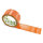 PVC-Klebeband mit Logo Druck - 66 m Orangerot - CMYK 0/69/98/14