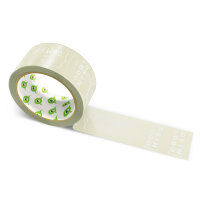 Papier-Klebeband mit Logo Druck - 50 m Blasses Oliv -...