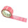 PP-Klebeband mit Logo Druck - 66 m Tomate - RGB (248, 72, 94)