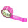 Paper-adhesive tape with logo print - 1-color - 50 m dark pink #DF1995