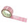 Paper-adhesive tape with logo print - 1-color - 50 m dark pink #B46B7A