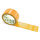 PVC-adhesive tape with logo print - 1-color - 66 m bright orange - CMYK 0/49/100/0