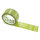 PVC-adhesive tape with logo print - 1-color - 66 m dark lime green - CMYK 13/0/79/47