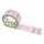 Paper-adhesive tape with logo print - 1-color - 50 m light pink - CMYK 0/23/13/14