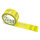 Paper-adhesive tape with logo print - 1-color - 50 m yellow - CMYK 0/8/100/7