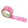 PP-adhesive tape with logo print - 1-color - 66 m light pink - RGB (239, 74, 129) - best value