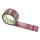 PP-adhesive tape with logo print - 1-color - 66 m dark red brown - RGB (87, 41, 50) - best value