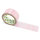PVC-adhesive tape with logo print - 1-color - 66 m light pink - RGB (242, 172, 185)