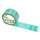 PVC-adhesive tape with logo print - 1-color - 66 m light turquoise - RGB (64, 193, 172)