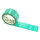 PVC-adhesive tape with logo print - 1-color - 66 m bright turquoise - RGB (0, 179, 136)