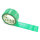 PVC-adhesive tape with logo print - 1-color - 66 m dark green - RGB (0, 175, 102)