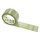 PVC-adhesive tape with logo print - 1-color - 66 m moos green - RGB (115, 123, 76)