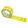 PVC-adhesive tape with logo print - 1-color - 66 m sun yellow - RGB (239, 223, 0)