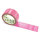 Paper-adhesive tape with logo print - 1-color - 50 m light pink - RGB (224, 69, 123)