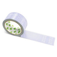 Paper-adhesive tape with logo print - 1-color - 50 m light lavender blue - RGB (180, 181, 223)