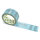 Paper-adhesive tape with logo print - 1-color - 50 m light blue - RGB (107, 164, 184)