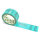 Paper-adhesive tape with logo print - 1-color - 50 m turquoise - RGB (42, 210, 201)