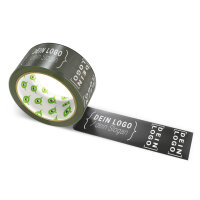 Ruban PVC avec logo imprimé - 2 couleurs - 66 m...