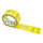 PP-adhesive tape with logo print - 1-color - 66 m yellow - CMYK 0/10/100/1 - best value
