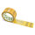 PP-adhesive tape with logo print - 1-color - 66 m orange - CMYK 0/38/89/0 - best value