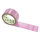 PP-adhesive tape with logo print - 1-color - 66 m dark pink - CMYK 0/41/14/35 - best value