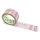 PP-adhesive tape with logo print - 1-color - 66 m light pink - CMYK 0/24/20/16 - best value