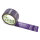 PP-adhesive tape with logo print - 1-color - 66 m dark violet brown - CMYK 35/63/0/72 - best value