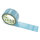 PP-adhesive tape with logo print - 1-color - 66 m light blue - CMYK 51/16/0/37 - best value