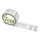PP-adhesive tape with logo print - 1-color - 66 m light silver gray - CMYK 2/1/0/17 - best value