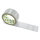 PP-adhesive tape with logo print - 1-color - 66 m medium gray - CMYK 3/1/0/39 - best value