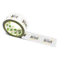 12x PP Hotmelt Tape: "Happy Halloween" · 50 mm × 66 m