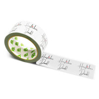 12x PVC Tape: "Herzlichen Dank mit Herz" (Heartfelt Thanks with a Heart) · 50 mm × 66 m