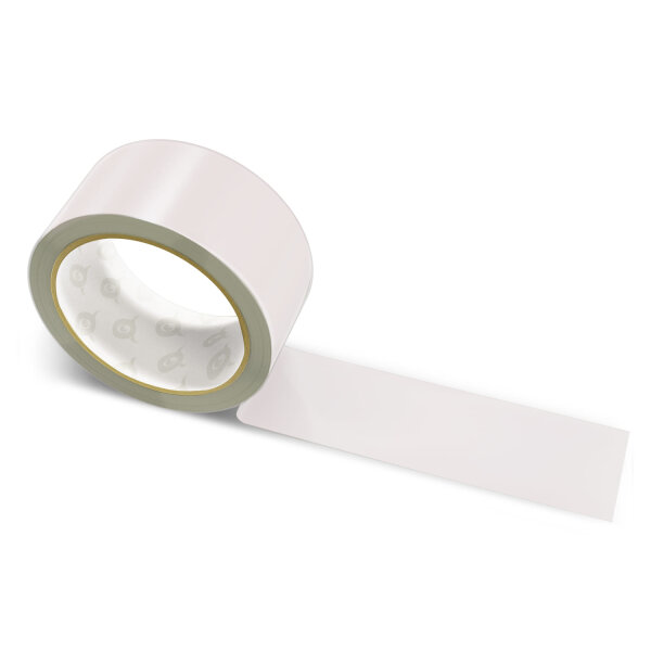 PVC packing tape light gray - 50mm x 66m - CMYK 0/6/6/16