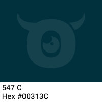 PVC packing tape dark turquoise - 50mm x 66m - CMYK 100/18/0/76