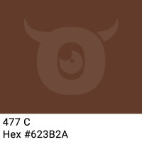 PVC packing tape dark chocolate brown - 50mm x 66m - CMYK 0/40/57/62