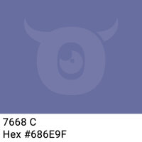 PVC packing tape blue gray - 50mm x 66m - CMYK 35/31/0/38