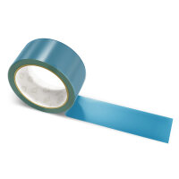 PVC packing tape dark blue - 50mm x 66m - CMYK 82/26/0/51
