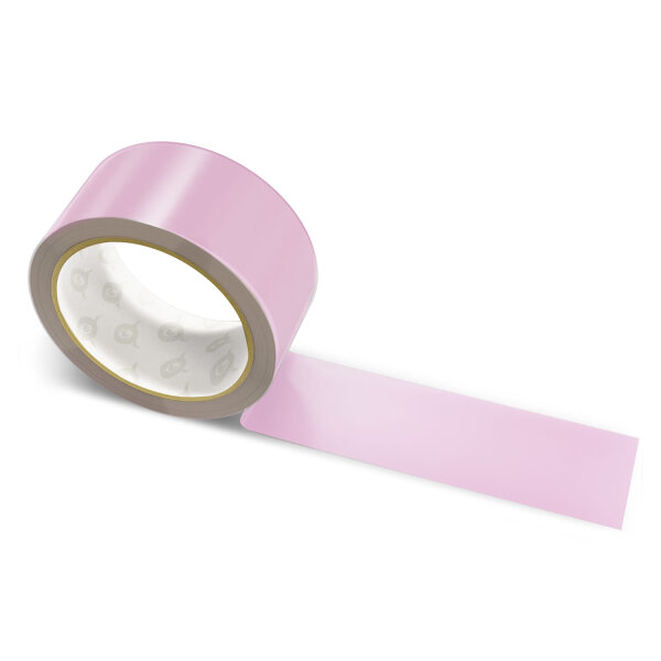 PVC packing tape light pink - 50mm x 66m - CMYK 0/25/9/21