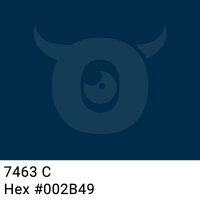 PVC packing tape very dark marine blue - 50mm x 66m - CMYK 100/41/0/71