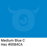 PVC Klebeband Dunkelcyan - 50mm x 66m - CMYK 100/35/0/21