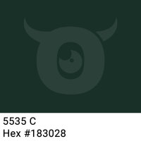 PVC packing tape very dark green - 50mm x 66m - CMYK 50/0/17/81