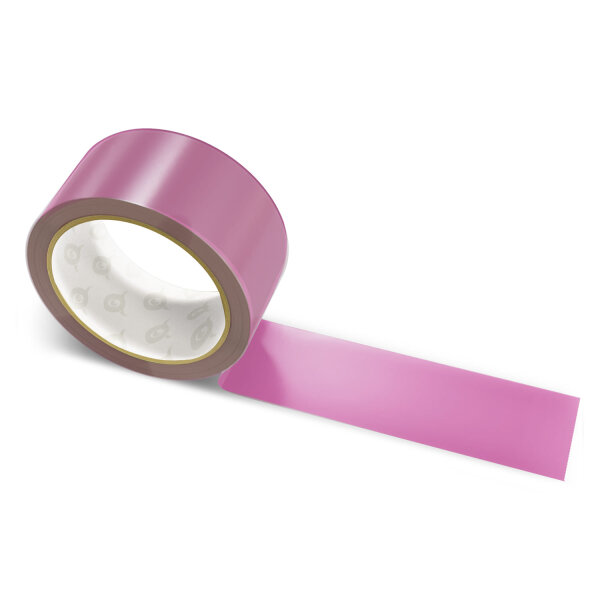 PVC packing tape dark pink - 50mm x 66m - CMYK 0/53/21/40