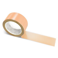 PVC packing tape light orange - 50mm x 66m - CMYK 0/38/57/0