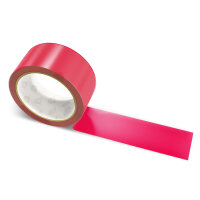 PVC packing tape bright red - 50mm x 66m - CMYK 0/100/77/16