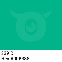 PVC packing tape bright turquoise - 50mm x 66m - CMYK 100/0/24/30